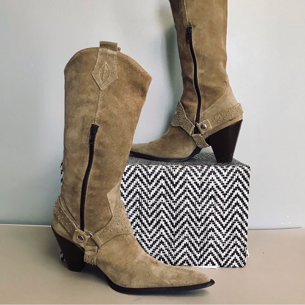 Cowboy Boots vintage Tan - Picture 4 of 6